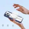 Capa tipo carteira Dux Ducis Skin X Pro com MagSafe para Apple iPhone 15 Pro Max, preto