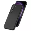 Capa Dux Ducis Grit para Samsung Galaxy S23+ - parte traseira elegante em pele sintética - preto