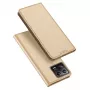 Capa tipo carteira Dux Ducis Skin Pro para Xiaomi 13, carteira com compartimento para cartões e suporte, dourado