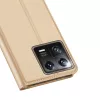 Capa tipo carteira Dux Ducis Skin Pro para Xiaomi 13, carteira com compartimento para cartões e suporte, dourado