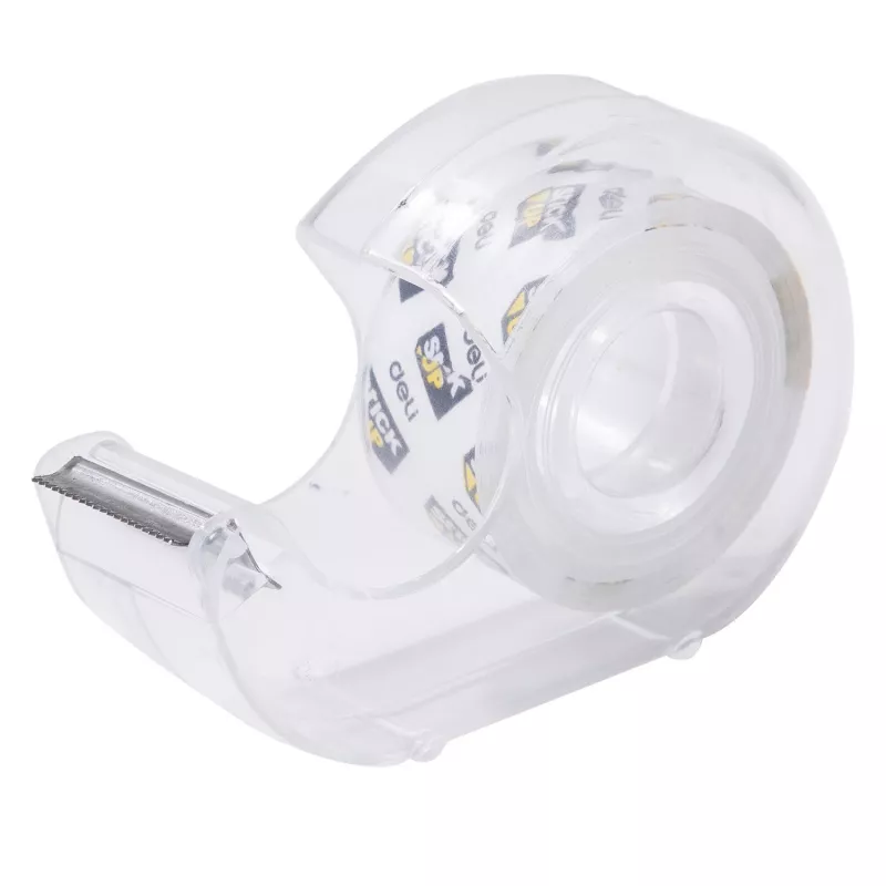 Deli fita adesiva transparente com dispensador D260804, 18 mm x 7 m
