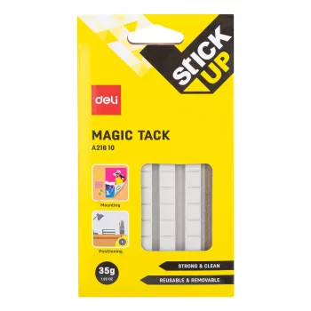 Pastilhas adesivas Deli Stick Up 75 unidades branco