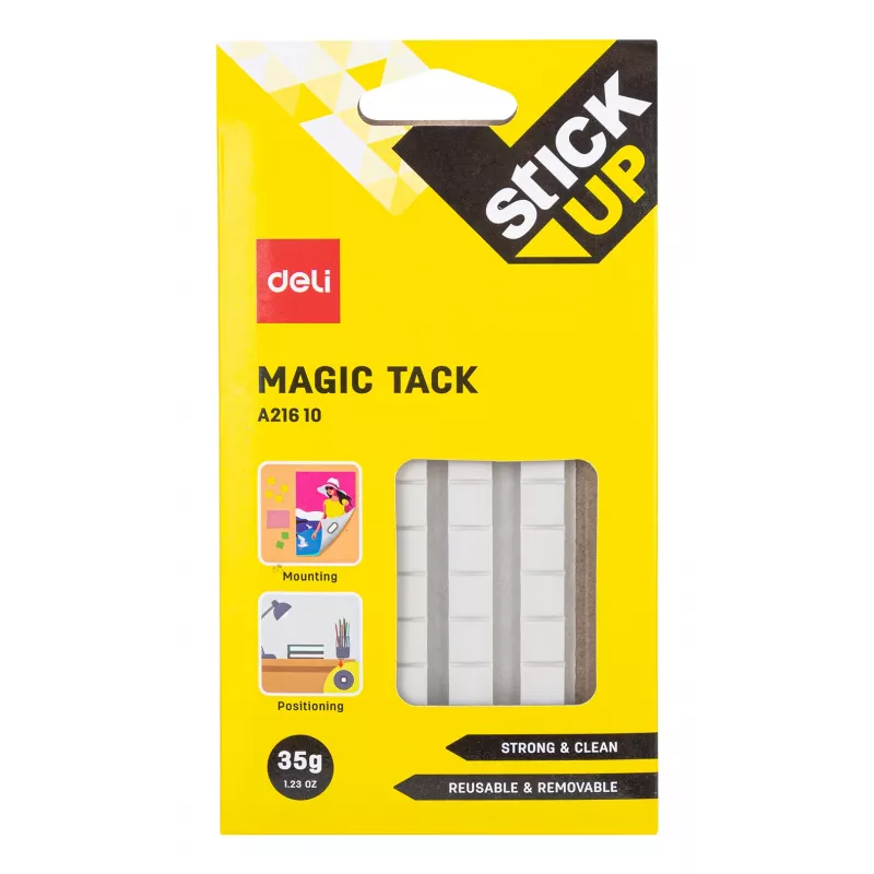Pastilhas adesivas Deli Stick Up 75 unidades branco