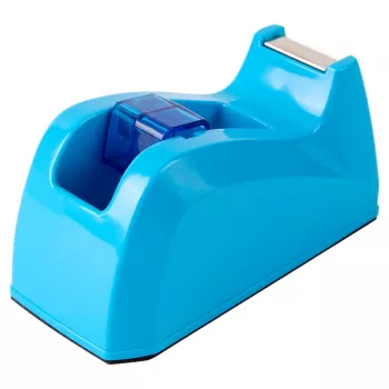 Dispensador de fita adesiva Deli RIO 12x6x5cm azul-claro