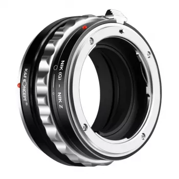 K&F Concept Adaptador de Objetiva Nikon F (G/AF-S) para Nikon Z, Preto, Modelo KF06.369