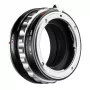 K&F Concept Adaptador de Objetiva Nikon F (G/AF-S) para Nikon Z, Preto, Modelo KF06.369
