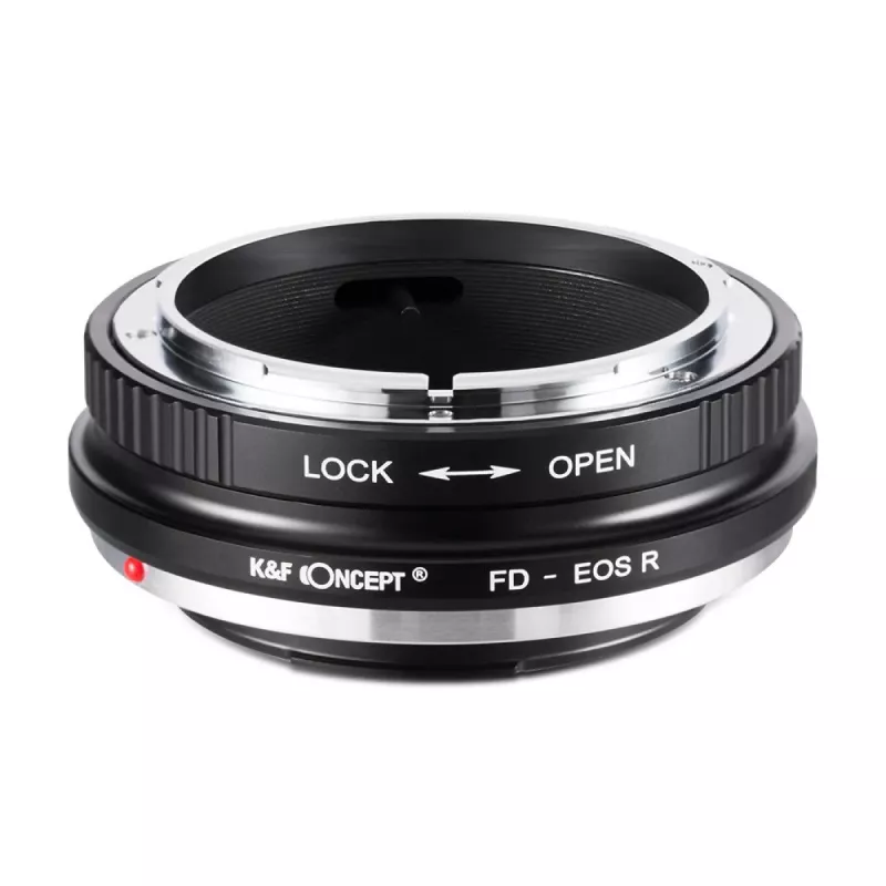 K&F Concept Adaptador de Objetiva Canon FD para Canon RF (Preto)