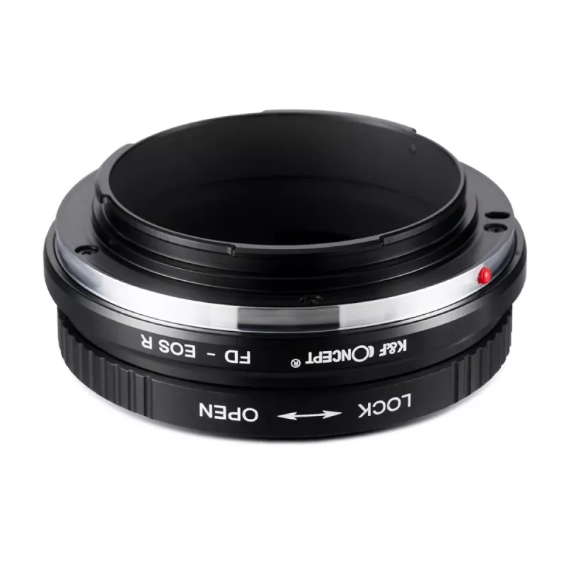 K&F Concept Adaptador de Objetiva Canon FD para Canon RF (Preto)