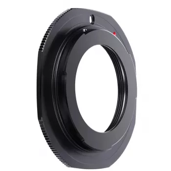K&F Concept Adaptador de Objetiva PRO Canon EOS EF/EF-S para Corpo de Câmara M42 - Preto