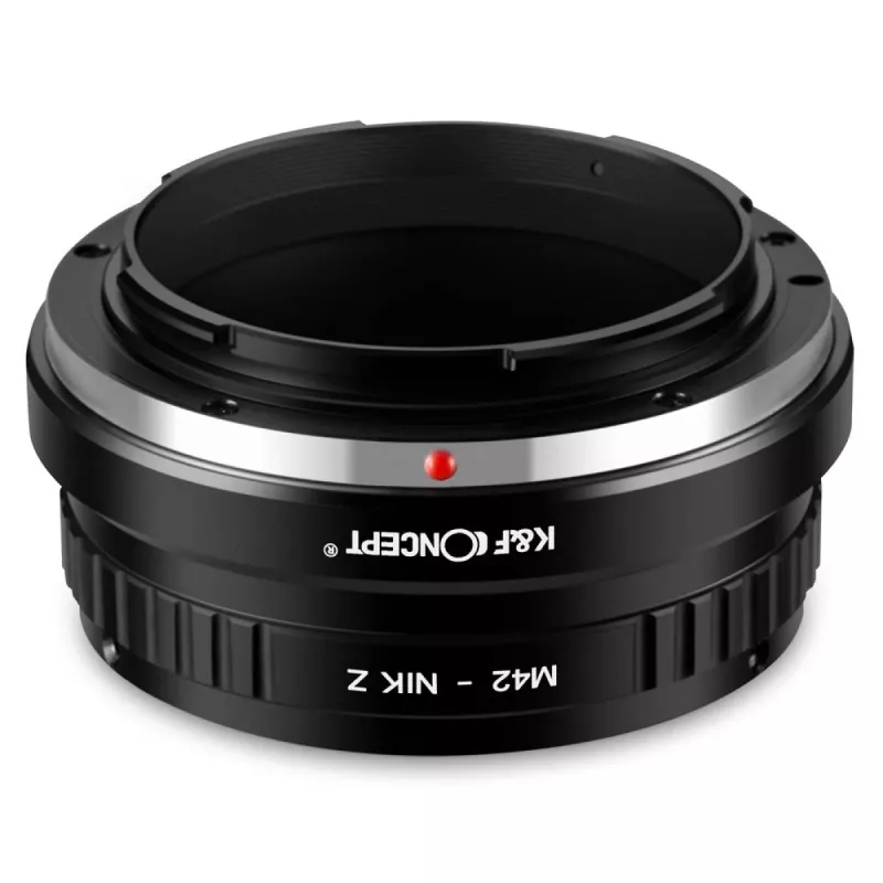 Adaptador de objetiva K&F Concept M42 para Nikon Z-Mount para Nikon Z5 Z6 Z7 Z50 Zfc Z9 Z8 Z30, preto