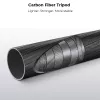 Tripé de fibra de carbono K&F Concept 172cm 10kg com monopé D255C4+BH-28L KF09.093V2