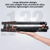 Tripé de fibra de carbono K&F Concept 172cm 10kg com monopé D255C4+BH-28L KF09.093V2
