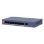 Switch gerido L2 DAHUA CS4009-8ET1GT-60 com 8 portas PoE e 1 uplink Gigabit, orçamento PoE de 60W