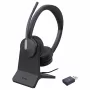 Yealink headset WH64 Hybrid Dual com base de carregamento