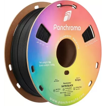 Filamento para impressora 3D Polymaker Panchroma PLA Satin, 1,75 mm, 1 kg, preto