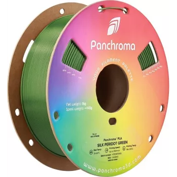 Filamento POLYMAKER Panchroma PLA Silk Peridot Green 1,75 mm 1 kg