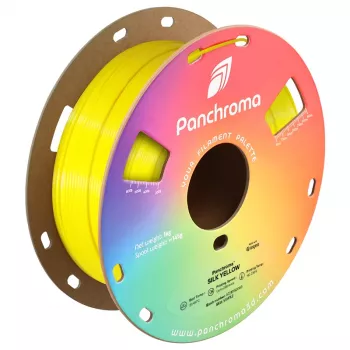 Filamento para impressora 3D Polymaker Panchroma PLA Silk, 1,75 mm, 1 kg, amarelo