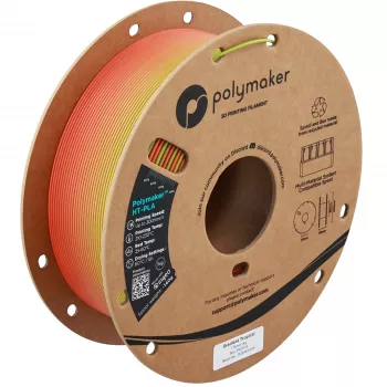 Filamento para impressora 3D Polymaker HT-PLA, 1,75 mm, 1 kg, Gradient Tropical