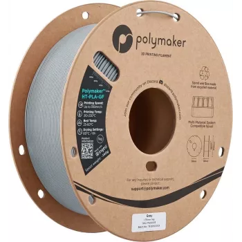 Filamento para impressora 3D Polymaker HT-PLA-GF, 1,75 mm, 1 kg, cinzento