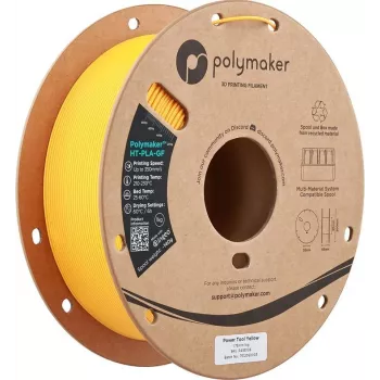 Filamento para impressora 3D Polymaker HT-PLA-GF, 1,75 mm, 1 kg, Power Tool Yellow
