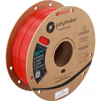 Filamento 3D POLYMAKER PETG 1,75 mm Red 1 kg (PB05004)