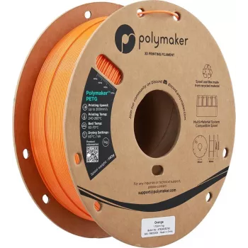 Filamento para impressora 3D Polymaker PETG, 1,75 mm, 1 kg, laranja (PB05005)