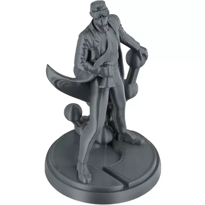 Filamento para impressora 3D Polymaker PETG, 1,75 mm, 1 kg, prateado (PB05010)