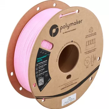 Filamento para impressora 3D Polymaker PETG, 1,75 mm, 1 kg, rosa (PB05018)