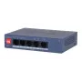 DAHUA CS4005-4GT-36 Switch Ethernet Gigabit L2 Gerido com 4 portas PoE+ 36W, Montagem em secretária/parede