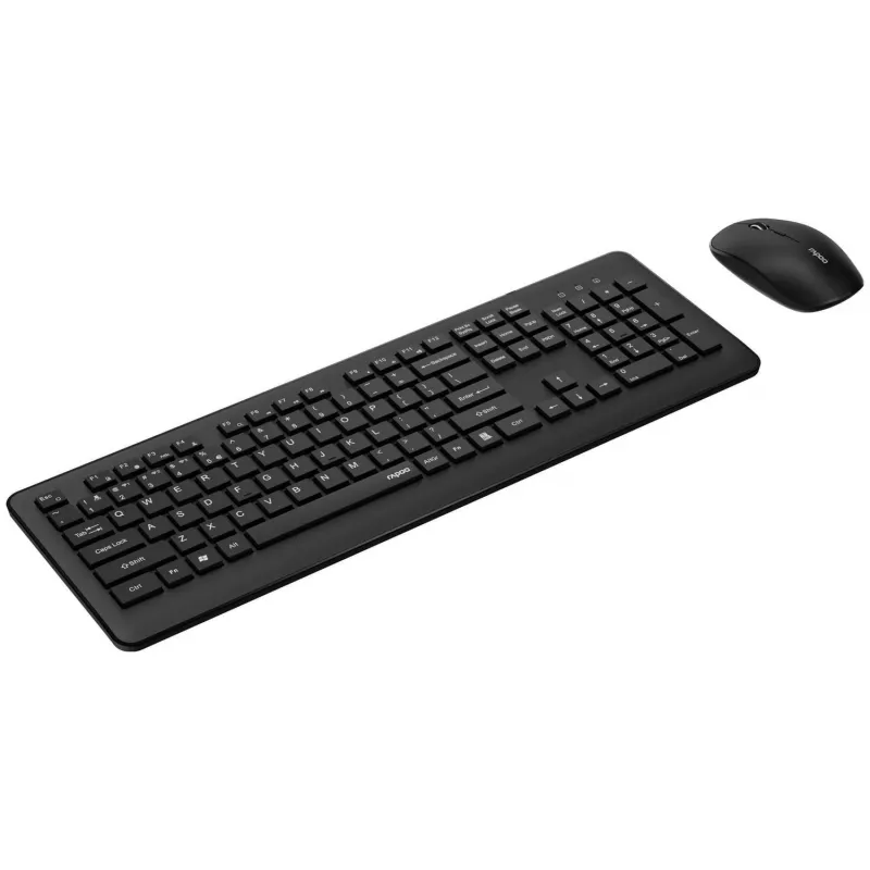 Rapoo 8310M Conjunto de teclado e rato sem fios, preto