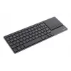 Rapoo E2810M Teclado multimédia sem fios ultra-slim com touchpad, QWERTZ, preto