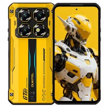 Smartphone OUKITEL WP60 5G 7.2 polegadas 12/512 GB 10000 mAh amarelo