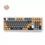 Teclado mecânico Tri-Mode MCHOSE HW-UT98-4 98 teclas Hot-Swappable RGB Gasket Mount PBT Cherry Profile 4000mAh