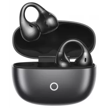 realme Buds Clip Czarne Black Auscultadores com Fio com Jack de 3,5 mm e Microfone