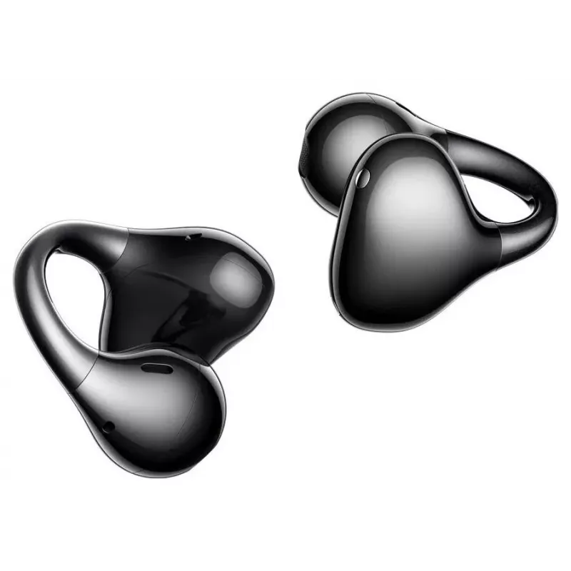 realme Buds Clip Czarne Black Auscultadores com Fio com Jack de 3,5 mm e Microfone
