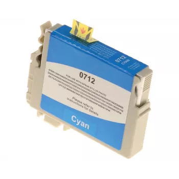 G&G Ninestar cartucho de tinta compatível para Epson T0712/C13T07124012 ciano