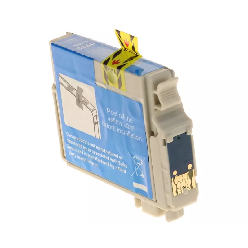 G&G Ninestar cartucho de tinta compatível para Epson T0712/C13T07124012 ciano