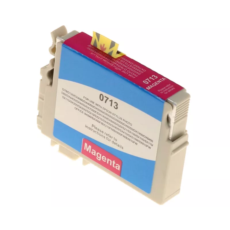 G&G Ninestar cartucho de tinta compatível para Epson T0713 (C13T07134012) - magenta