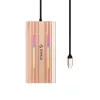 ORICO XDR docking station USB-C 12-em-1 RGB, 2x USB-A, 1x USB-C PD 100W, 2x HDMI 4K 60Hz, VGA, RJ45 Gigabit, leitor de cartões SD e microSD - Rose Gold