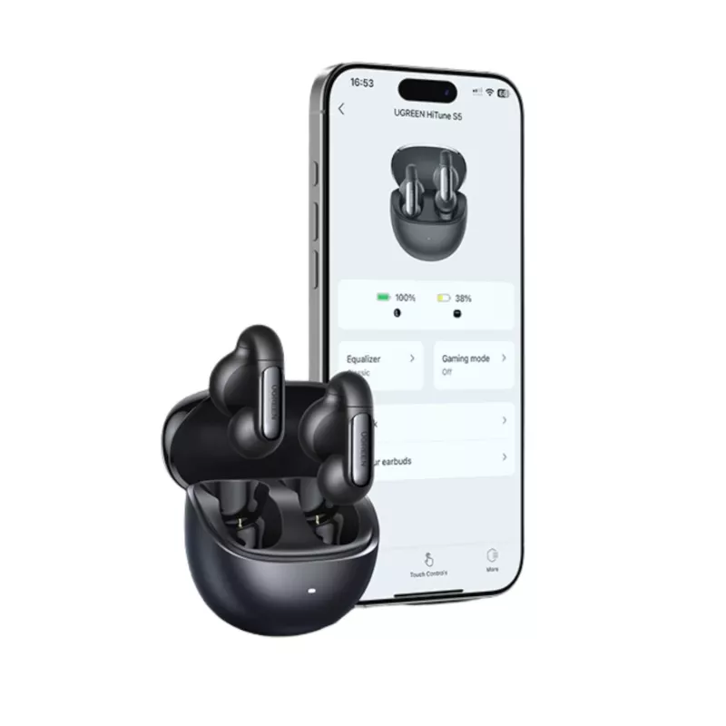 Auriculares true wireless open-ear Ugreen HiTune S5 WS210, preto