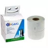 Rolo de etiquetas compatível G&G para DYMO 99012, S0722400 - 36 x 89 mm papel térmico direto, branco, adesivo permanente, 520 etiquetas