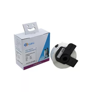 Etiquetas térmicas diretas compatíveis G&G Brother DK-11201 29x90mm papel branco adesivo permanente etiquetas de endereço pack de 400