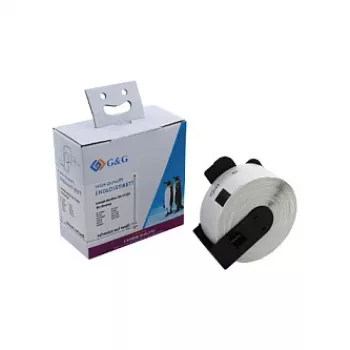 Etiquetas térmicas diretas compatíveis G&G Brother DK-11201 29x90mm papel branco adesivo permanente etiquetas de endereço pack de 400