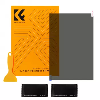 Película polarizadora K&F Concept 300x200mm (30x20cm) com acessórios KF31.074