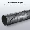 Tripé de fibra de carbono K&F Concept X284C4 com cabeça de esfera BH-36, 172 cm / 67,7 polegadas, carga 16 kg / 35,3 lbs, monopé, 4 secções com bloqueio de rosca, compatível com Arca-Swiss