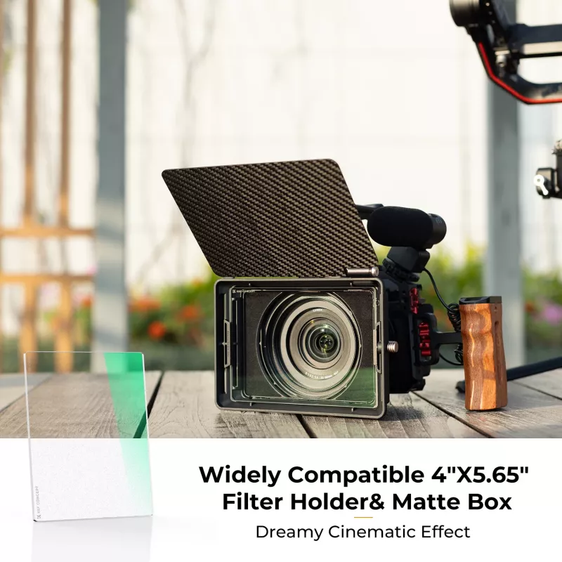 Filtro K&F Concept Black Diffusion 1/8 4x5.65 polegadas para Matte Box