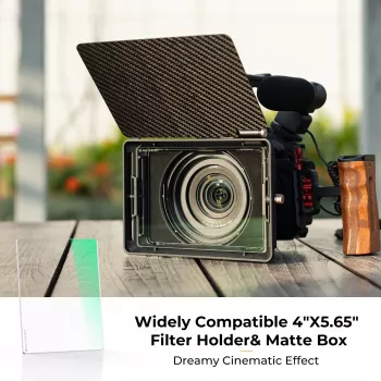 Filtro K&F Concept Black Mist 1/4 4x5.65 polegadas para Mattebox (KF01.2451)