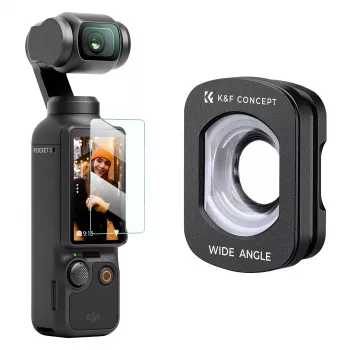 Objetiva grande angular 112° KF para DJI Osmo Pocket 3 / 4 - Kf01.2612