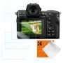 Película protetora de ecrã em vidro temperado 9H KF pack de 6 para Nikon Z9 Z8
