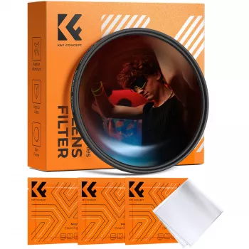 Filtro de efeito de desfoque espiral halo K&F Concept Nano-B 77mm